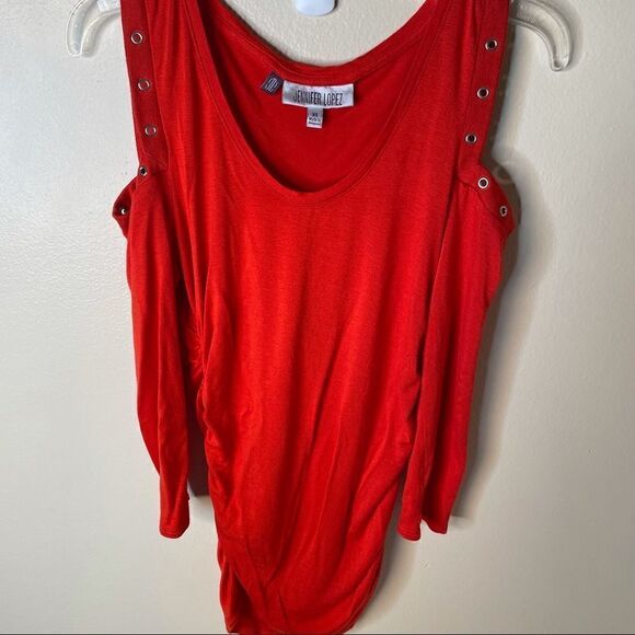 Jlo| XSmall |Studded| super soft Rayon| cold shoulder - Picture 1 of 9